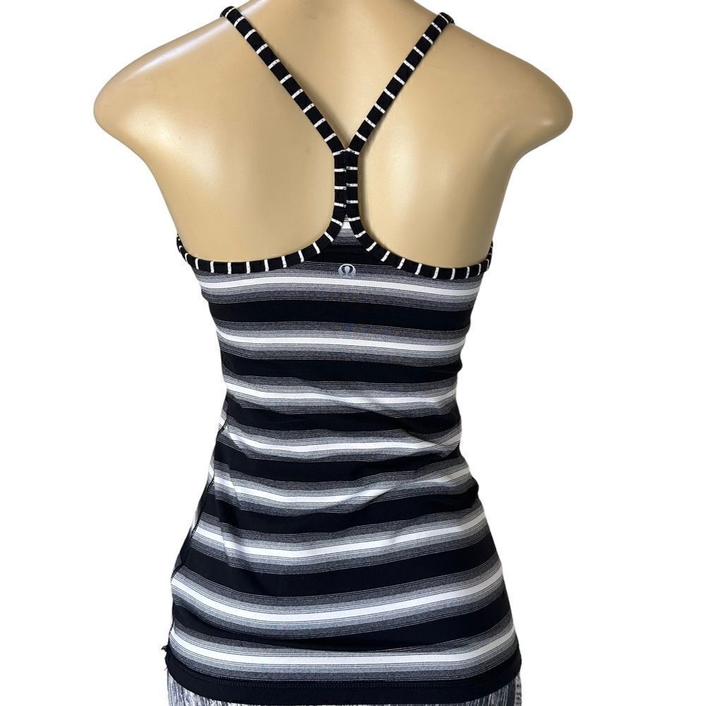Lululemon Power Y Tank *Luon in Capilano Stripe 6 - Picture 3 of 5